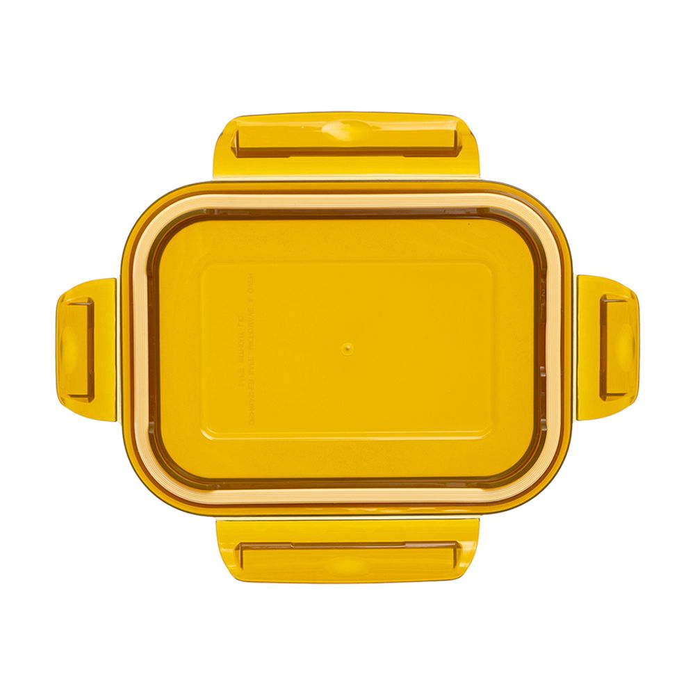 Контейнер для хранения и переноски продуктов 630 мл янтарного цвета