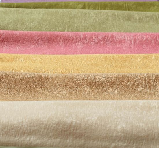 Suede (молочный). Готовая штора - имитация замши