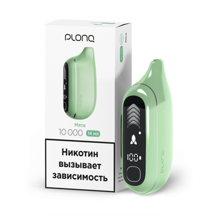 Plonq Max Pro - (Мята) 10000 затяжек