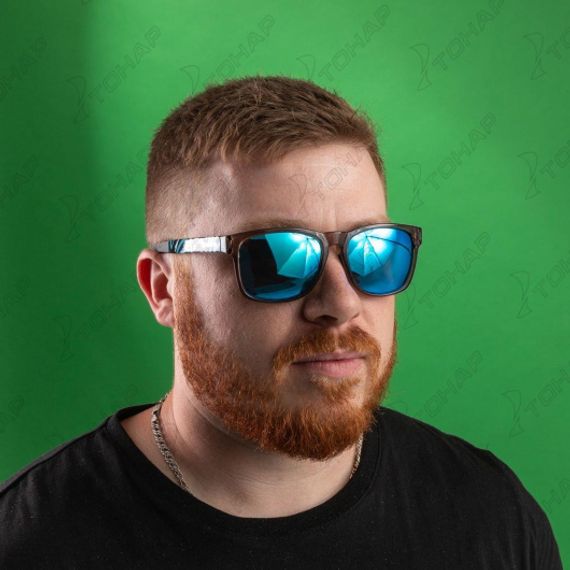 Очки поляризационные в жест.чехле (N-OP-TF2038-B) Nisus