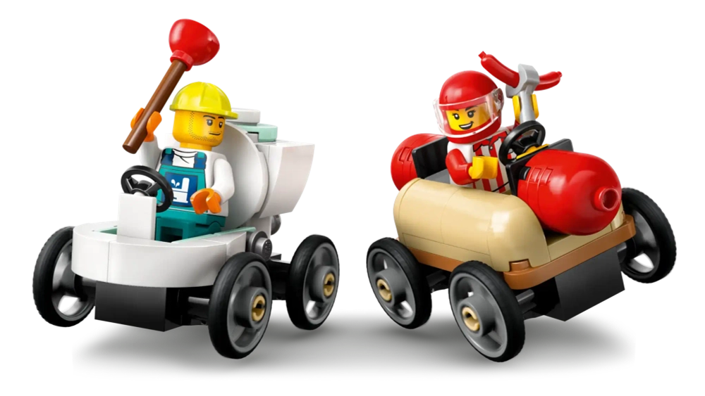 Конструктор LEGO City 60460 Никаких ограничений: Трасса для гоночных автомобилей с рампой