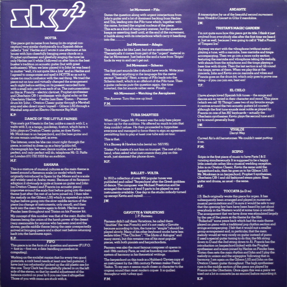 Sky / Sky 2 (2LP)