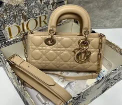 Сумка Dior Lady D-joy бежевый