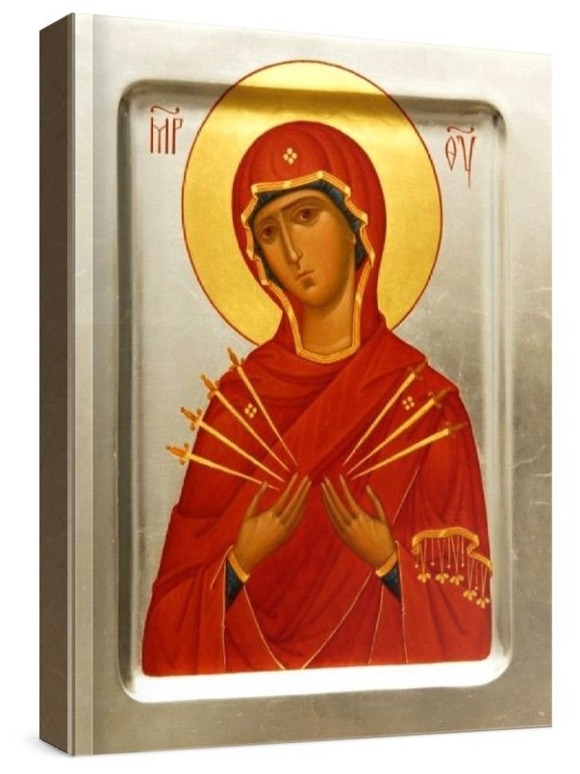 Семистрельная икона БМ (рукописная на заказ)