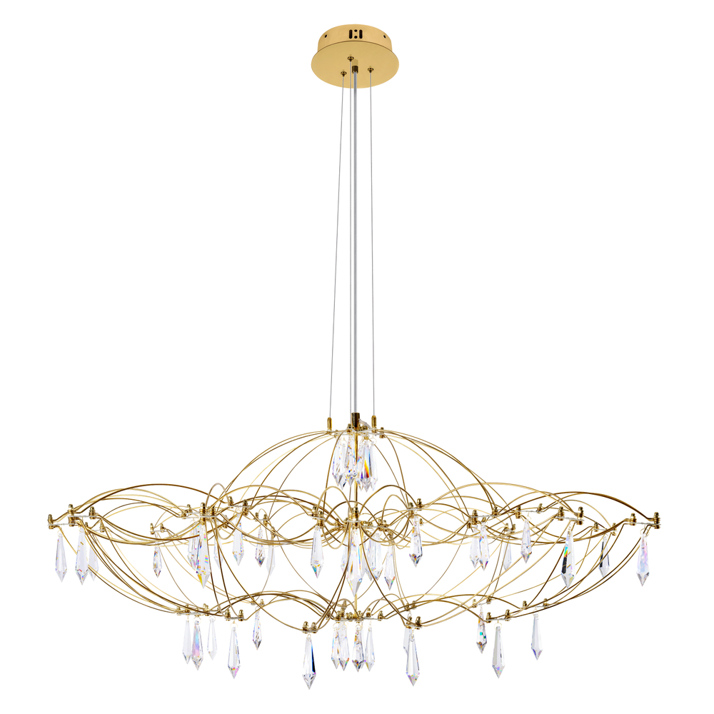 Подвесная светодиодная люстра Loft It Mira 10586/900 Gold Asfour