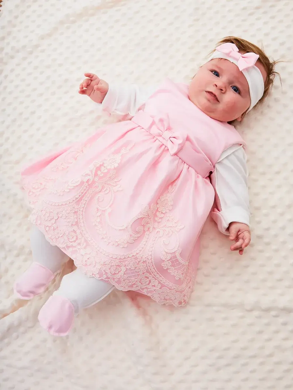 платье для новорожденной на выписку