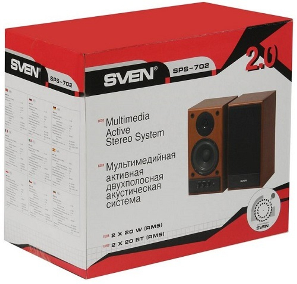 Компьютерная акустика 2.0 Sven SPS-702