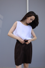 шорты с ремнём, свободного кроя