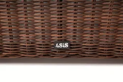 "Лунго" журнальный столик плетеный, цвет коричневый