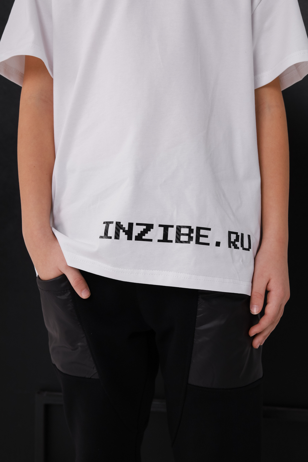 Футболка INZIBE.RU KIDS, белая