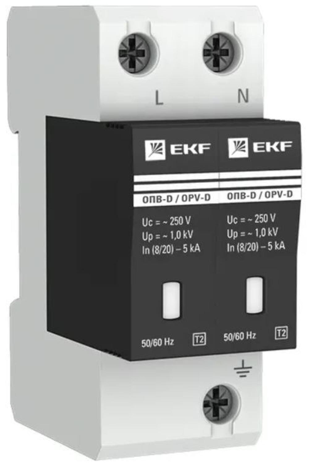 Ограничитель импульсных перенапряжений  EKF opv-d2