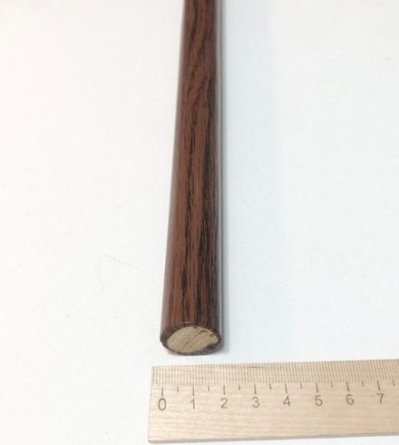 Штанга деревянная d20 мм, цвет красное дерево