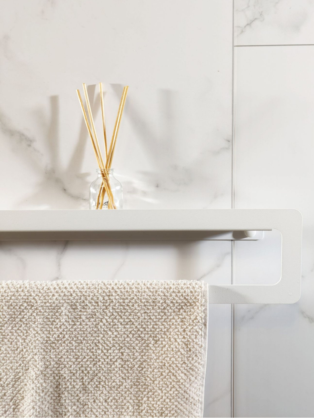 Держатель для полотенец MetaDec Qadrate 50см белый