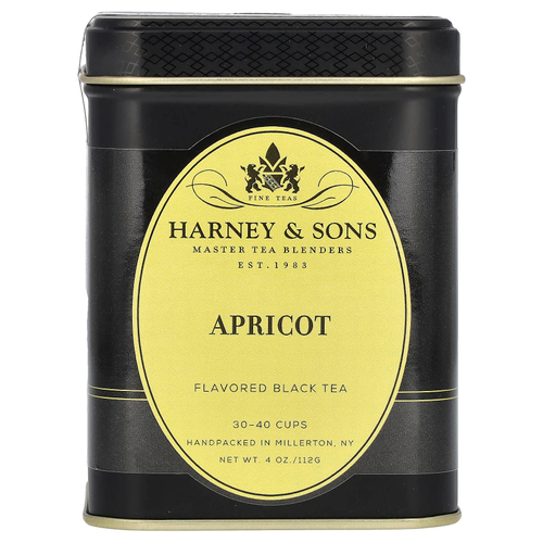 Harney & Sons, черный чай, абрикос, 112 г (4 унции)