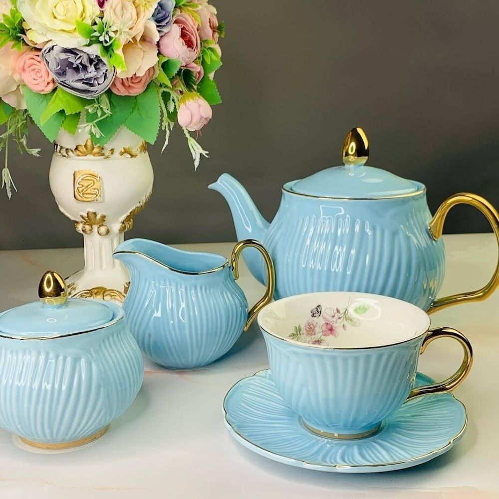 Lenardi 109-111 Чайный сервиз 15пр. 250 мл в под.уп.(х3)Фарфор