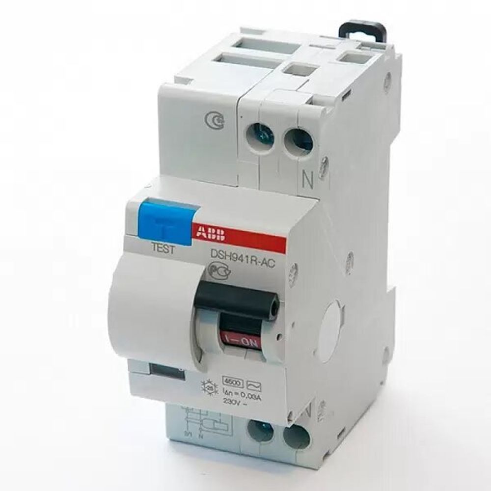 Выключатель дифференциального тока (УЗО) 16А 30мА тип AC ABB DS941/ DSH941R