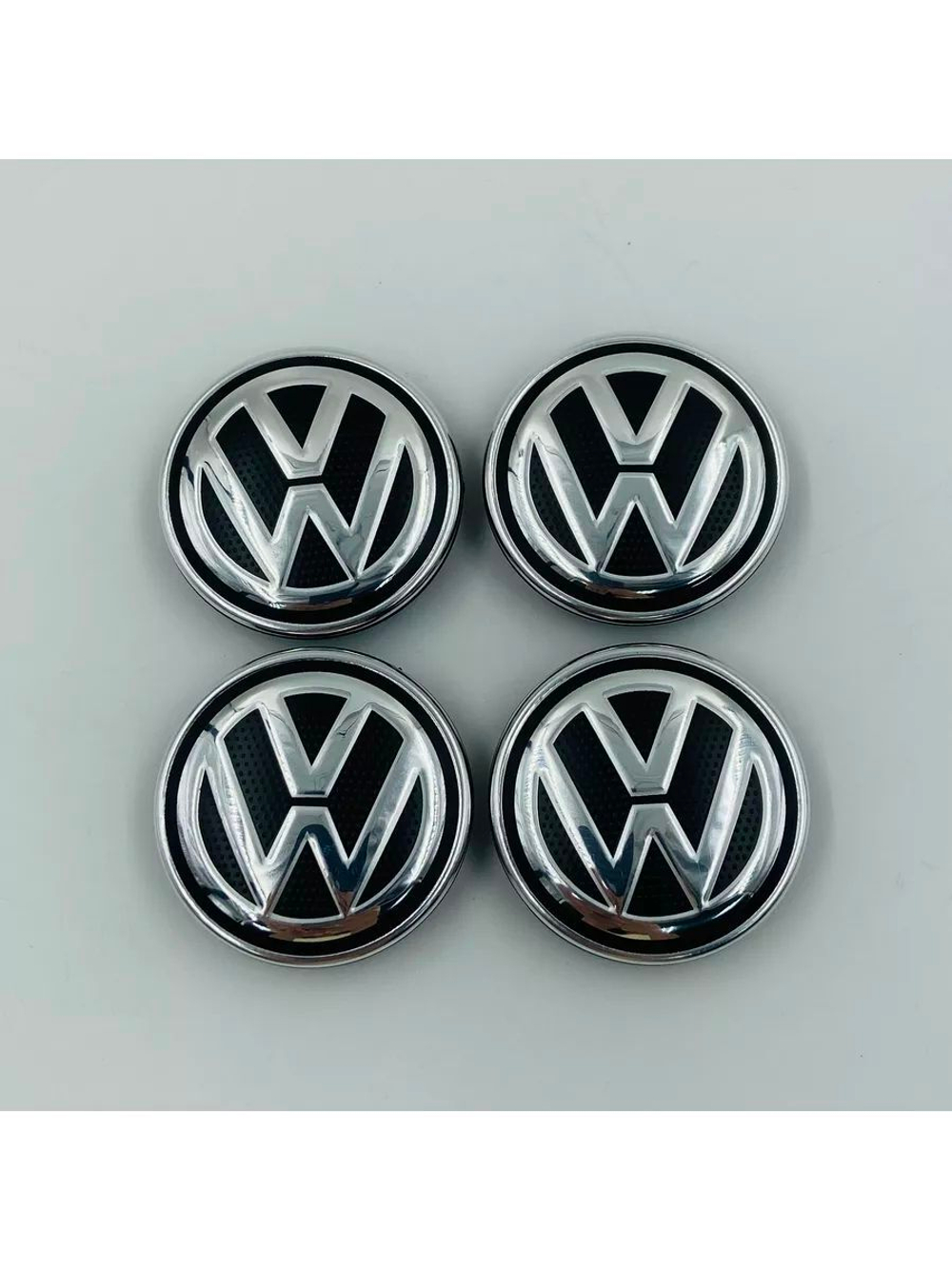 Колпачки на литые диски с эмблемой Volkswagen 56 мм 4 шт