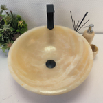 Раковина из оникса Bowl Yellow TinLip BO-62943 45*45*17 39