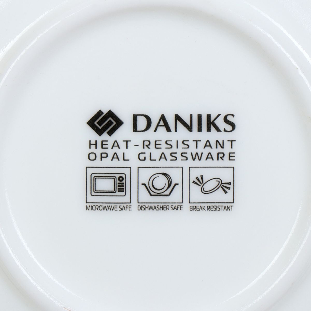 Салатник стеклокерам, кругл, 3 шт, 19,16,14 см, с крыш, Орлеан, Daniks, BY14HDW-3-T36