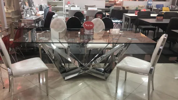 Обеденный стол Stellmar 200х100 см, закаленное стекло