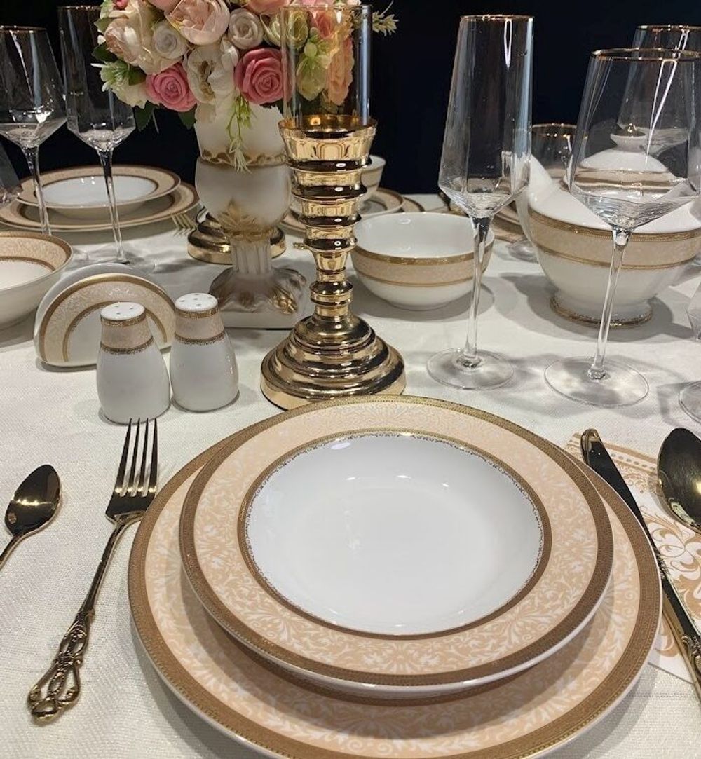 Lenardi 205-050 Обеденный сервиз 23пр. ЭЛИЗАБЕТ в под.уп.(х1)Фарфор