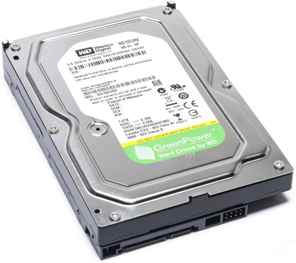 Жесткий диск 1TB SATA 6Gb/s Western Digital WD10EURX-83UY4Y0