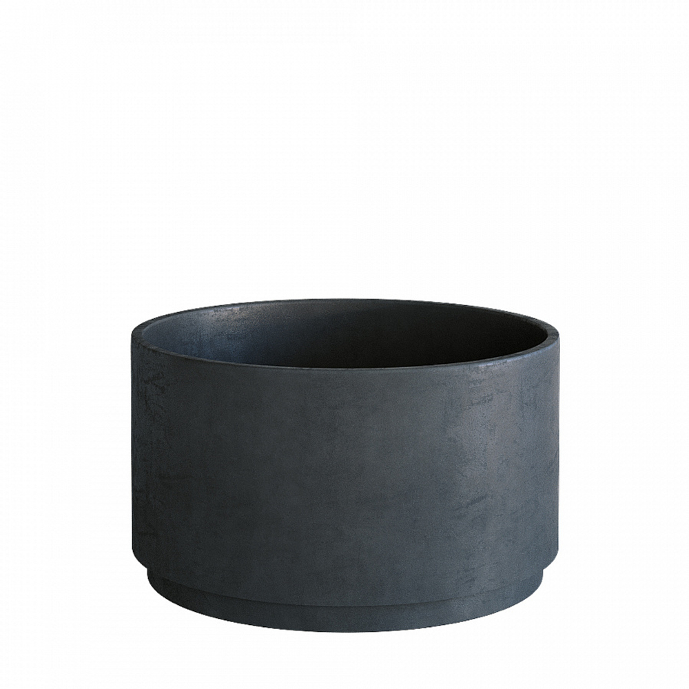 Кашпо, коллекция КОНКРИТ, форма ЦИЛИНДР макси