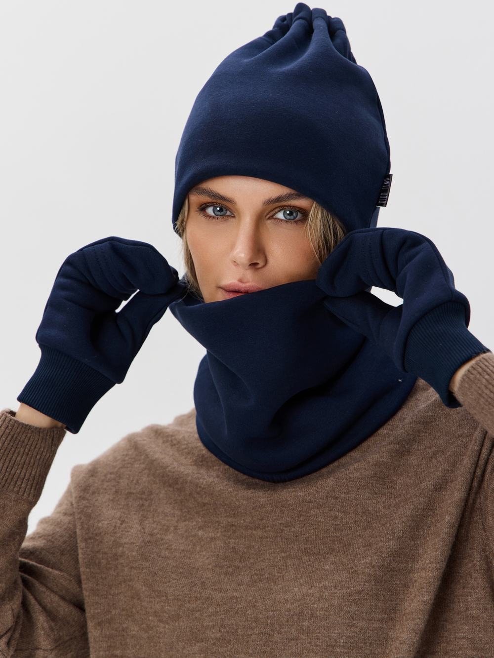 Снуд унисекс из футера с начесом