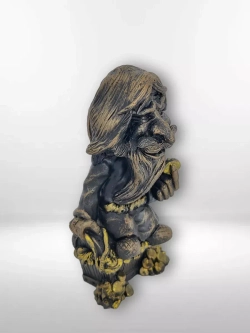 Коллекционная алтарная фигурка статуэтка Домовой Богатейка оберег для дома