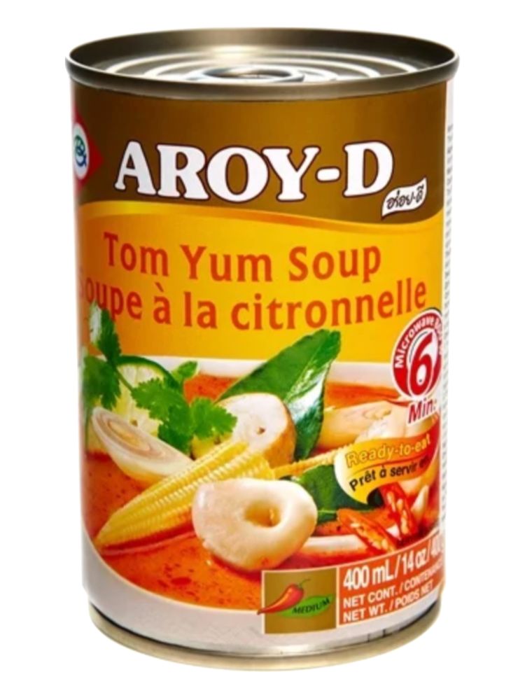 Суп Том Ям Aroy-D жестяная банка 400 г 6 шт
