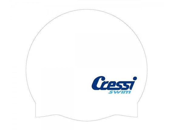 Шапочка Cressi CAP силиконовая, цвета в ассортименте (черный, фиолетовый, белый) (синяя)