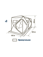 Палатка для зимней рыбалки HIGASHI Double Comfort Pro