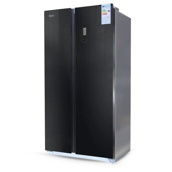 Холодильник Ginzzu NFK-580 Black glass