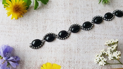 Тесьма со стразами, ш. 1,6 см