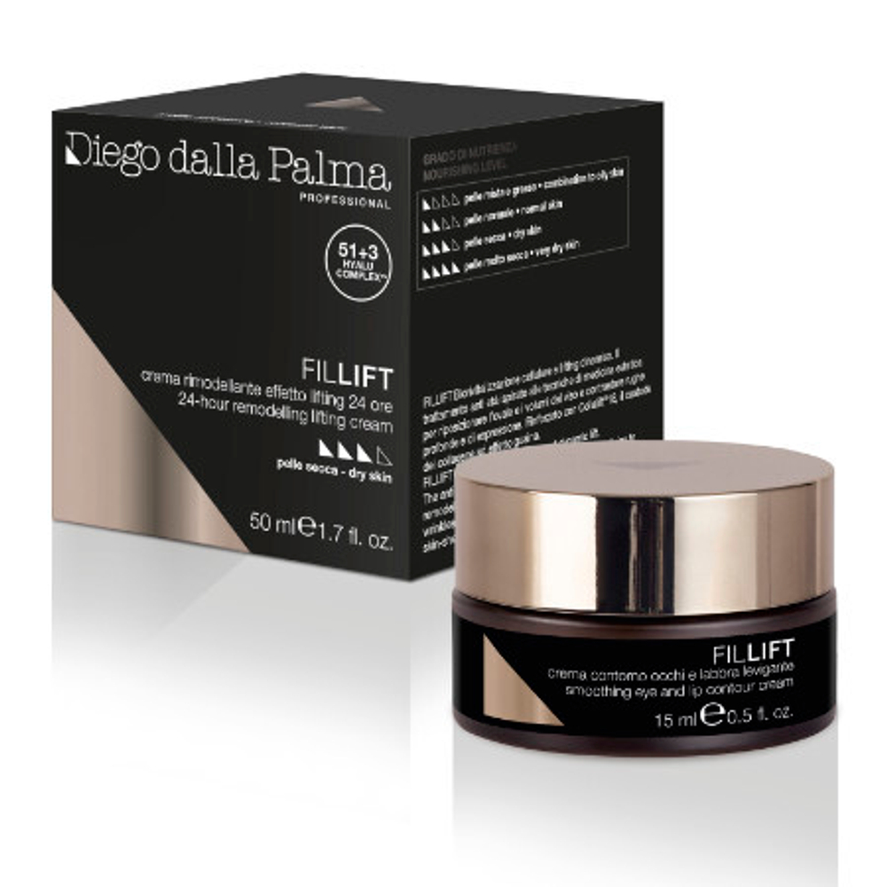DIEGO DALLA PALMA PROFESSIONAL SMOOTHING EYE AND LIP CONTOUR CREAM FILLIFT 15ML