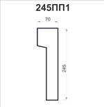 Подоконник из пенопласта чертёж профиля