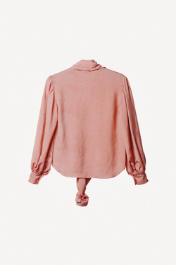 ZARA X WILLY CHAVARRIA БЛУЗА С БАНТОМ, РОЗОВЫЙ