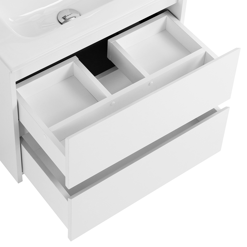 Тумба подвесная с раковиной BelBagno KRAFT 39-700/390-2C-SO-BO