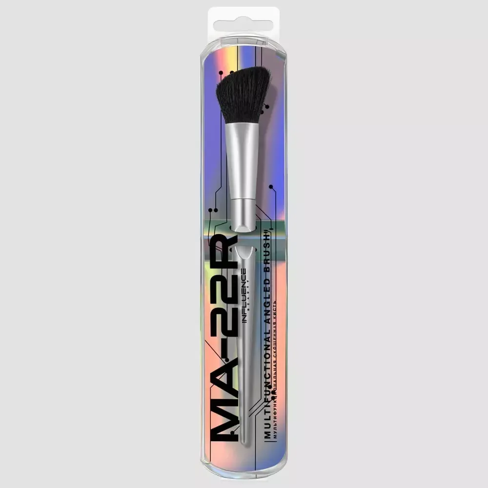 Кисть для лица Influence Beauty мультифункциональная скошенная MA -22R
