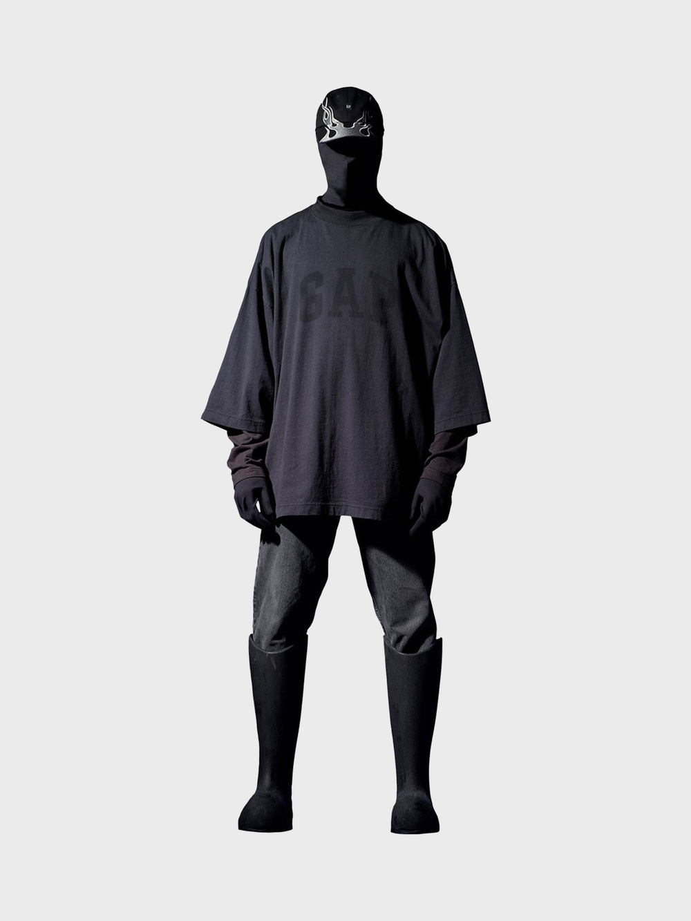 Футболка Yeezy Gap Engineered by Balenciaga Dove 3/4 Black