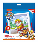 3D Art Панно-раскраска 20*20см Щенячий патруль "Крепыш" (Lori)