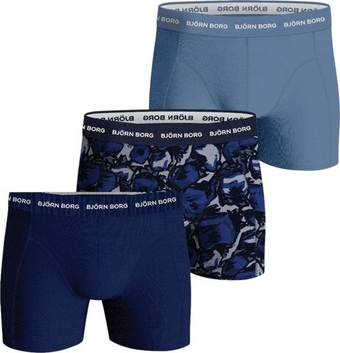 Мужские спортивные боксеры Björn Borg Cotton Stretch 3P - multicolor