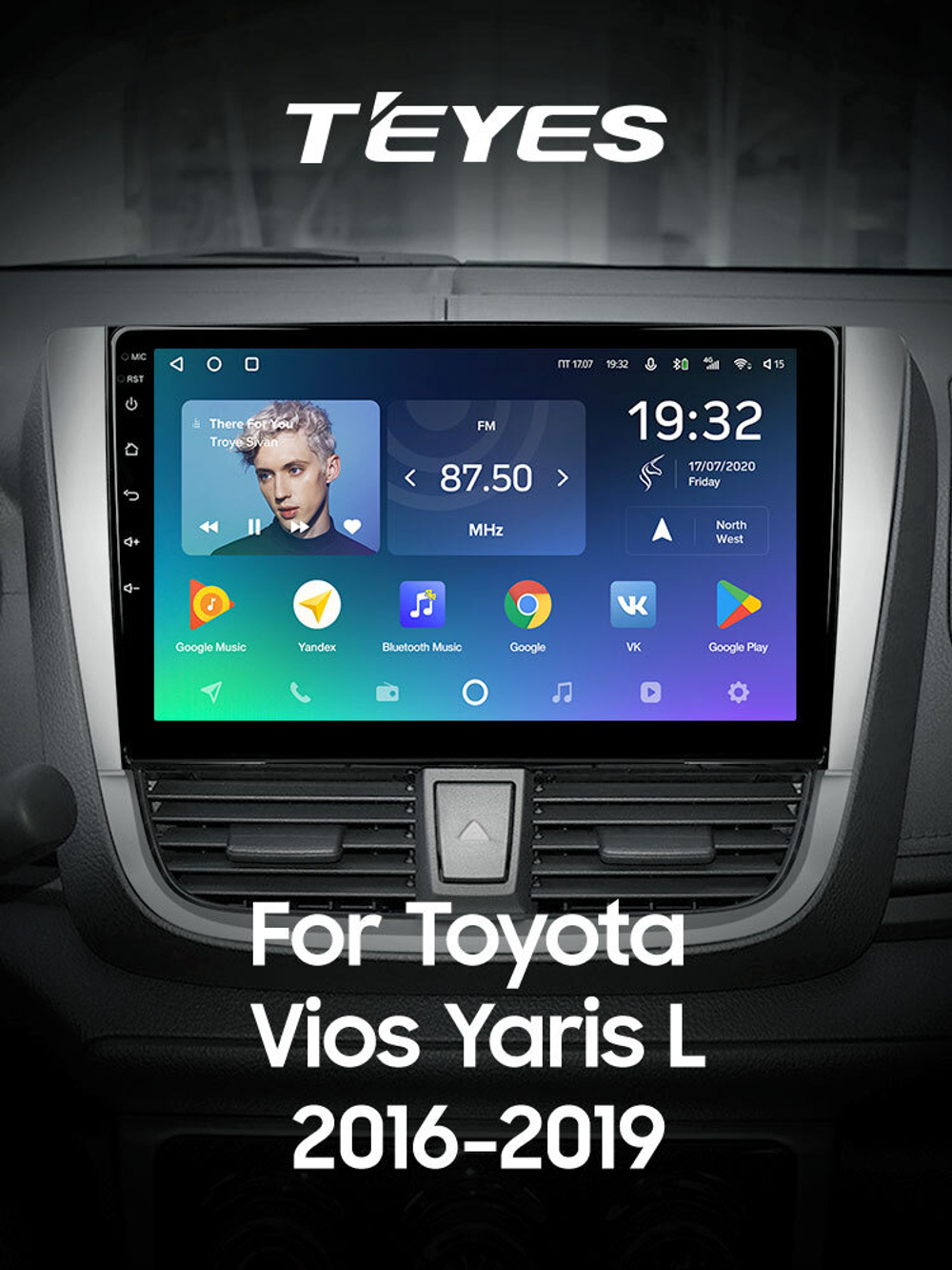 Teyes SPRO Plus 10.2" для Toyota Vios, Yaris L 2016-2019