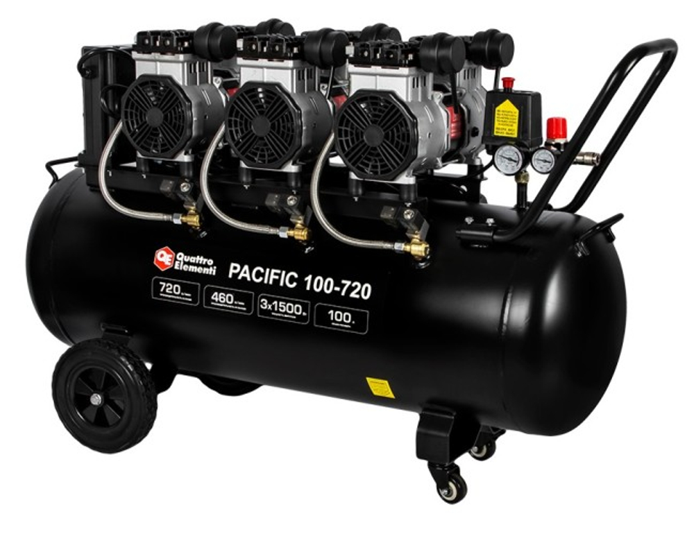 Компрессор поршневой безмасляный QUATTRO ELEMENTI PACIFIC 100-720 915-380