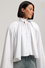 Блуза со съёмными манжетами