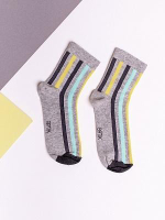 Носки д/мальчика TB322 св. серый меланж р.16 (Батик), 1 шт.