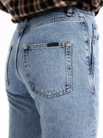 Джинсы relaxed straight синего цвета