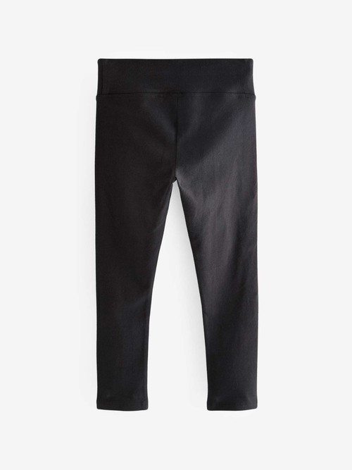 Легинсы с высокой талией для девочки Next N40-825, Черный