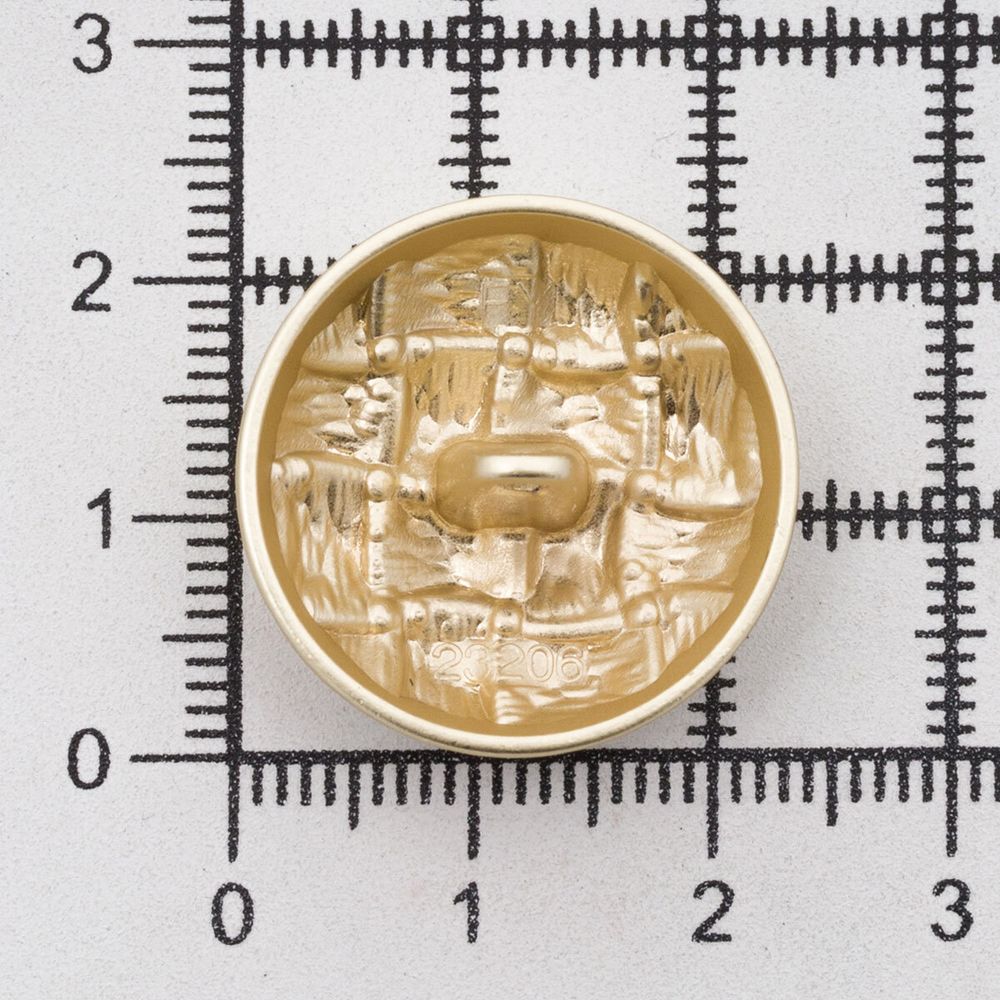 Пуговицы металл на ножке 36L=23 мм, M.Gold (матовый золотой), 10 шт, MP03