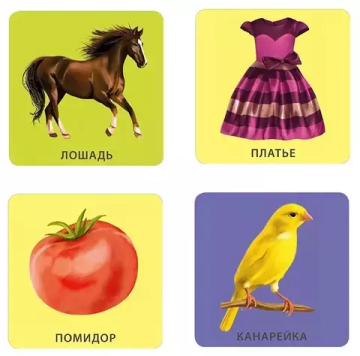 Начинаю говорить. Мои первые слова и картинки. 50 карточек